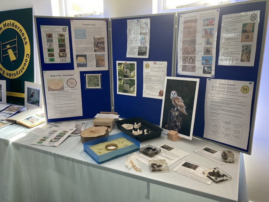 Display of activities to connect to nature